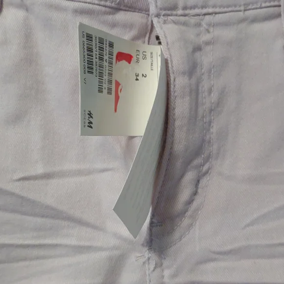 H&M bundle lot 3 booty shorts size 2 blue floral mauve pink floral yellow birds - Picture 8 of 14